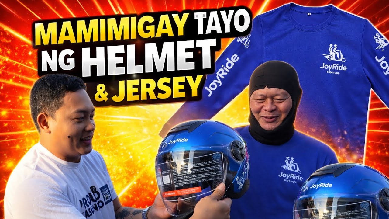 SIMPLE APPRECIATION LANG PARA SA MGA HARDWORKING JOYRIDE RIDERS | NAMIGAY TAYO NG HELMETS AT JERSEYS