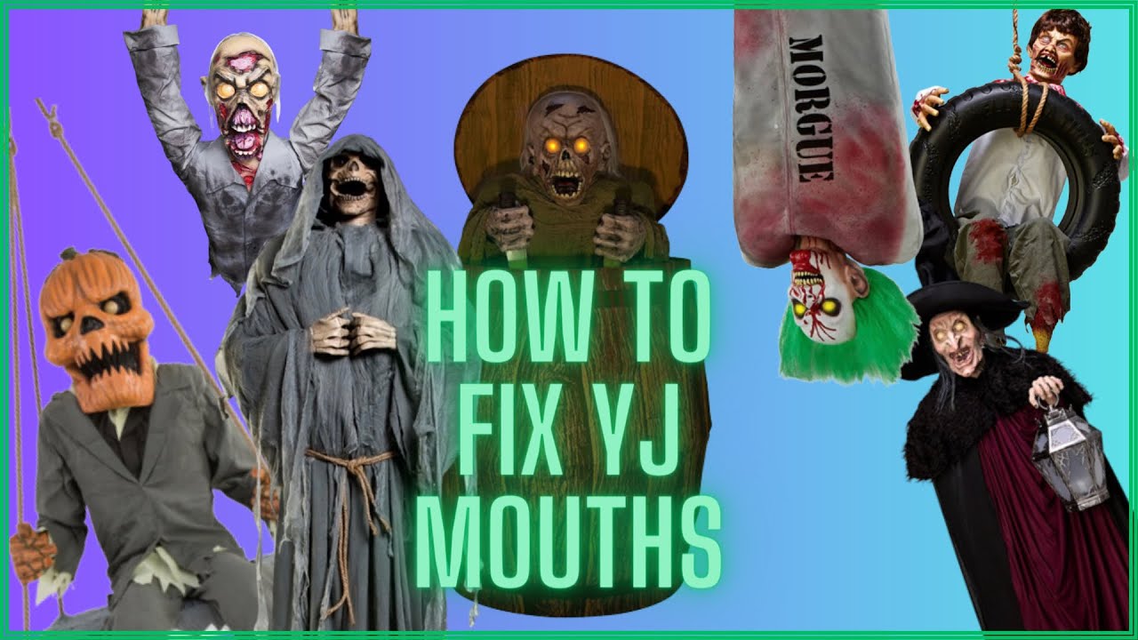 How to repair YJ animatronic mouths