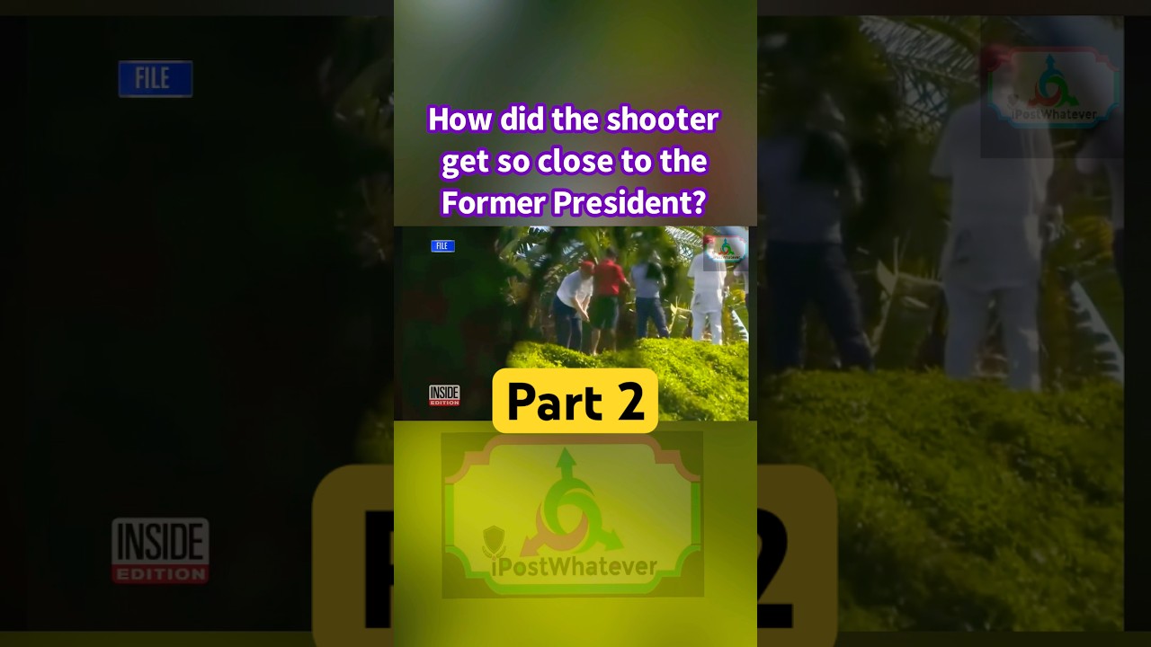 How did the shooter get so close to Trump