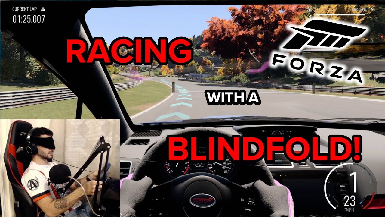 Driving Blind in Forza Motorsport (The Coolest Feature You Didn't Know Existed)