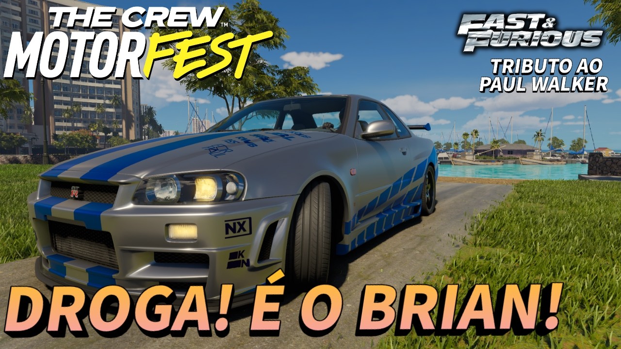 Tributo ao Paul Walker (Brian O'Conner) - The Crew Motorfest (PC)
