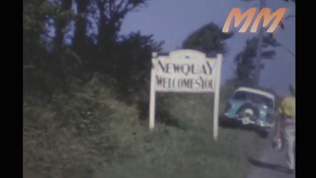 Cornwall Holiday 1963 old cine film 287