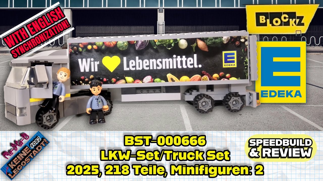 BLOCKZ EDEKA | BST-000666 LKW-Set/Truck Set (2025) | #KeineLegostadt #82