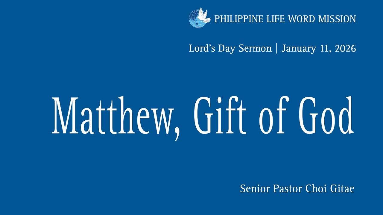 Matthew, Gift of God