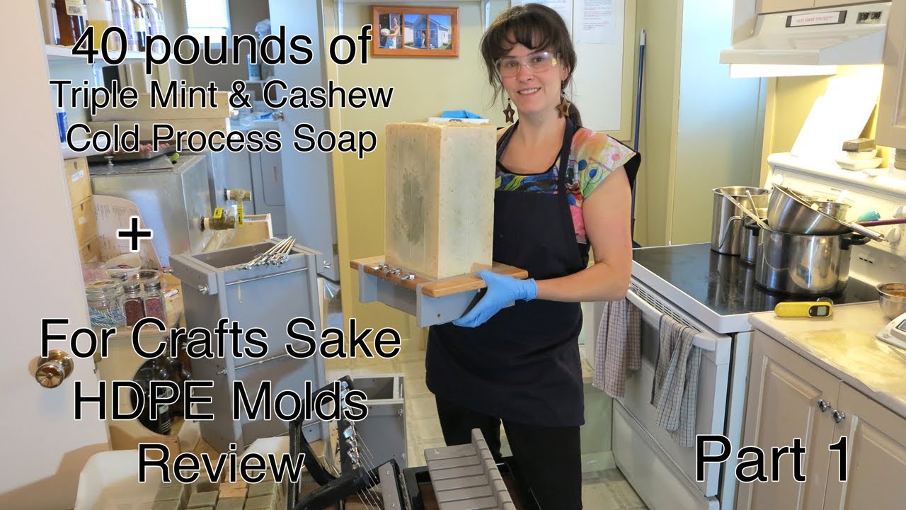 Making Bigger Batches of Cold Process Soaps! (40 pounds) Part 1