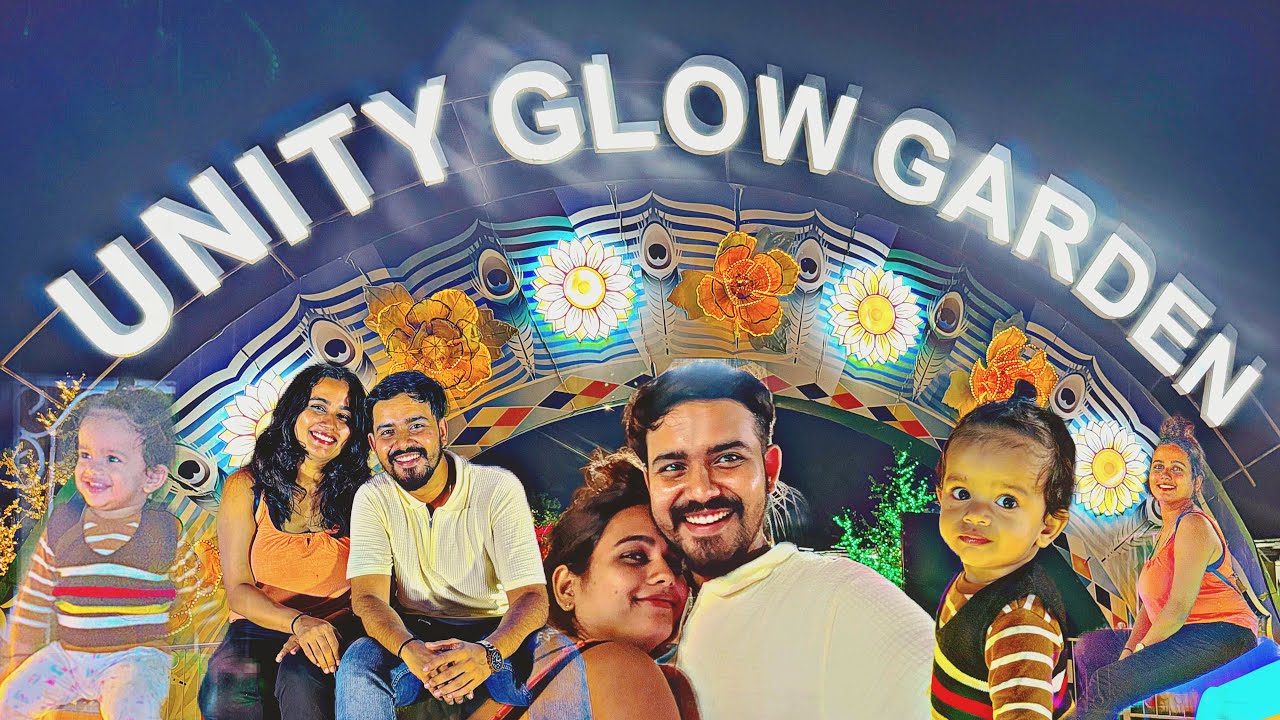 Glow Garden || Precha Vlogs || Vajra Chaudhary || Statue Of unity || Gujarat