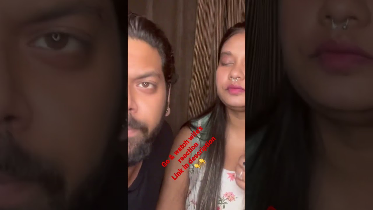 Wife&rsquo;s reaction 😡😂 || #shorts #short #trending #viral #subscribe #youtubeshorts #ytshorts #makeup