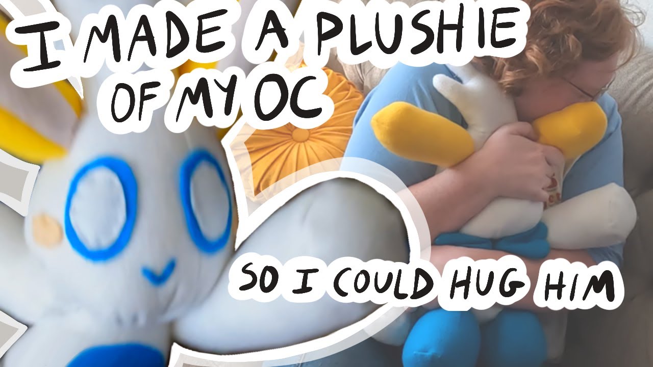 I made a my OC into a plushie!!