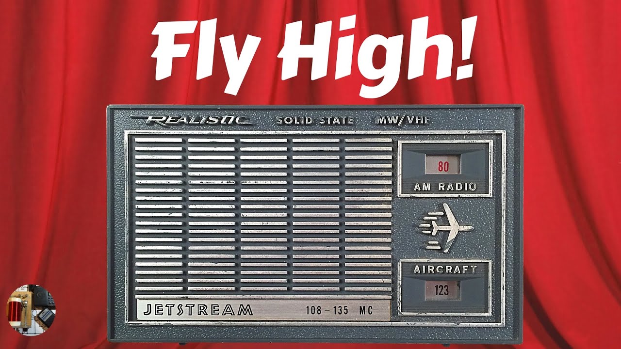 Classic Realistic Jetstream 12-626 AM AIR Band Portable Radio