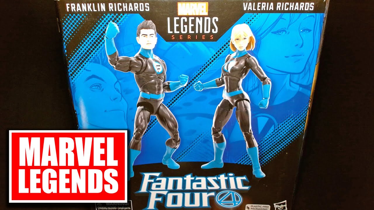 Marvel Legends Fantastic Four Franklin and Valeria 2- Pack Marvel Comics Hasbro Action Figure Review