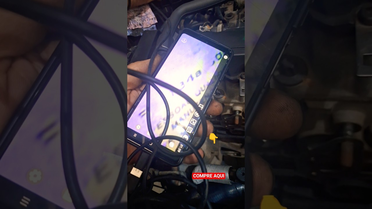 Dica de camera endoscopia para identidicar vazamentos no carro e valvulas do cabe&ccedil;ote do carro