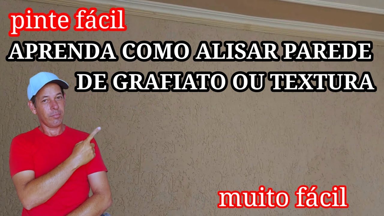 COMO ALISAR PAREDE DE GRAFIATO OU TEXTURA COM MASSA CORRIDA