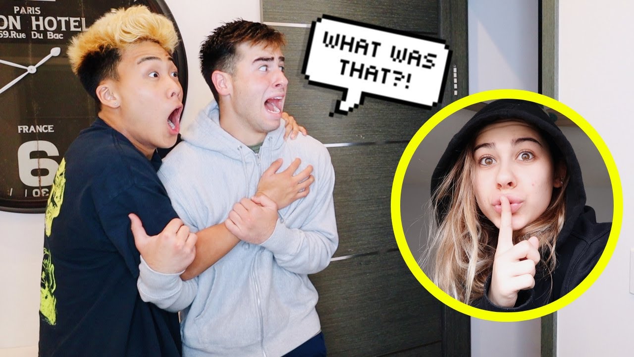 Scaring My Boyfriend In A Haunted House!