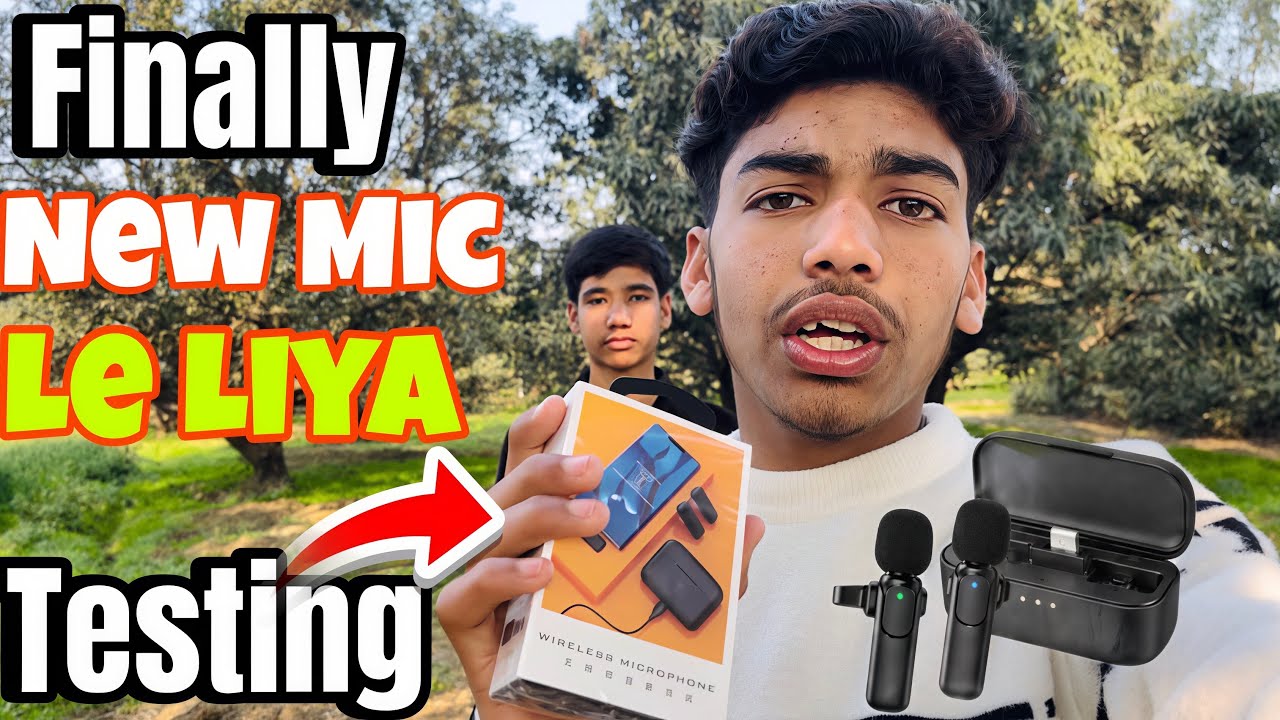 Finally New Mic Le Liya | Wireless Mic Testing 🔥 Budget YouTubers Must Watch