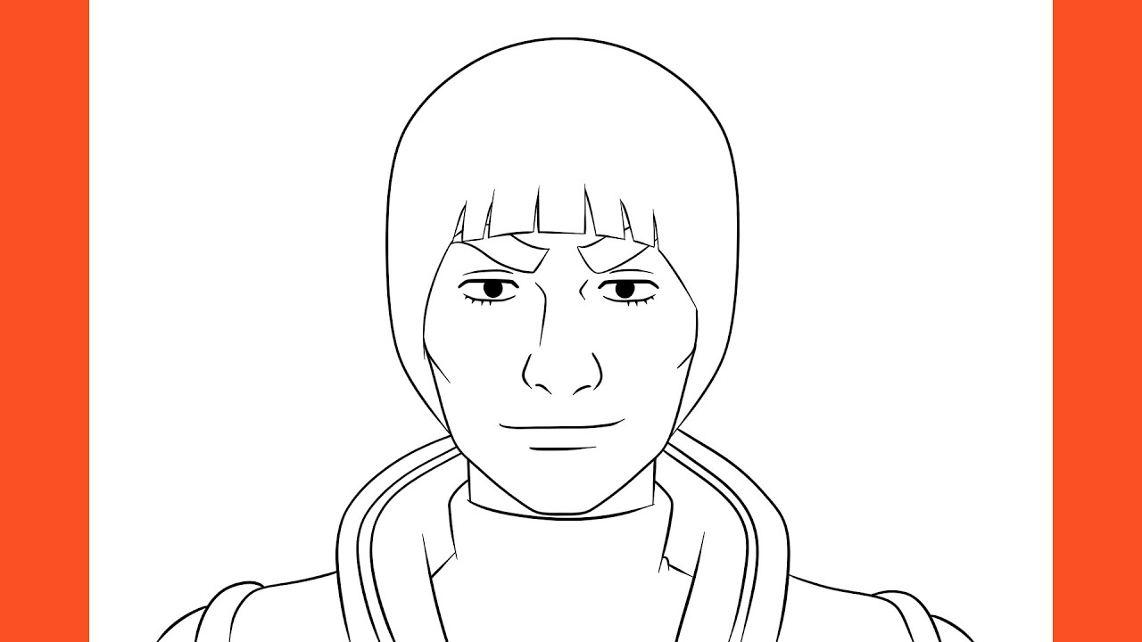How To Draw Might Guy (Boruto)