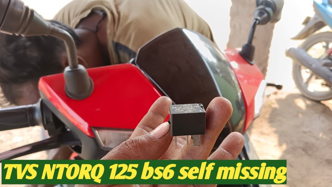 TVS NTORQ 125 bs6: self missing:tvs ntorq bs6 self start problem #mdbikeservice