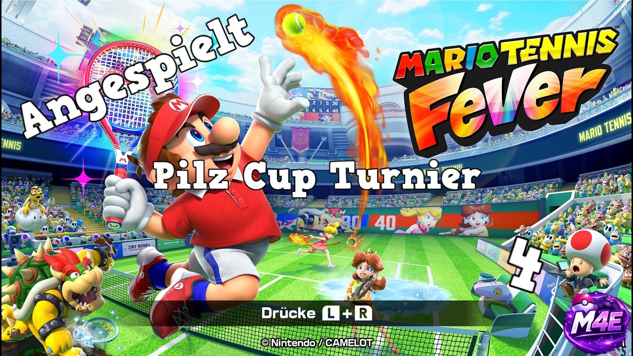 Mario Tennis Fever – Angespielt #4 | Pilz Cup Turnier (4K 60FPS)