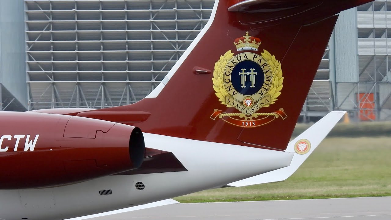 Taken for a spin | Sampoerna Gulfstream G650ER VP-CTW at Cambridge