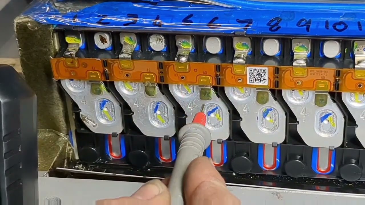 BYD Atto 3 battery to home storage P6 - pack construction and BMS cell taps 2