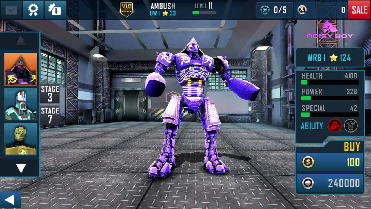 Every robot from real steel WRB