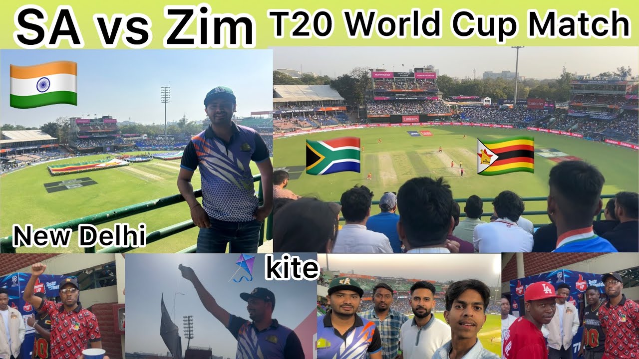 Ajj Dekha SA VS Zim | T20 Worldcup 2026 Match | Arun Jaitle Stadium 