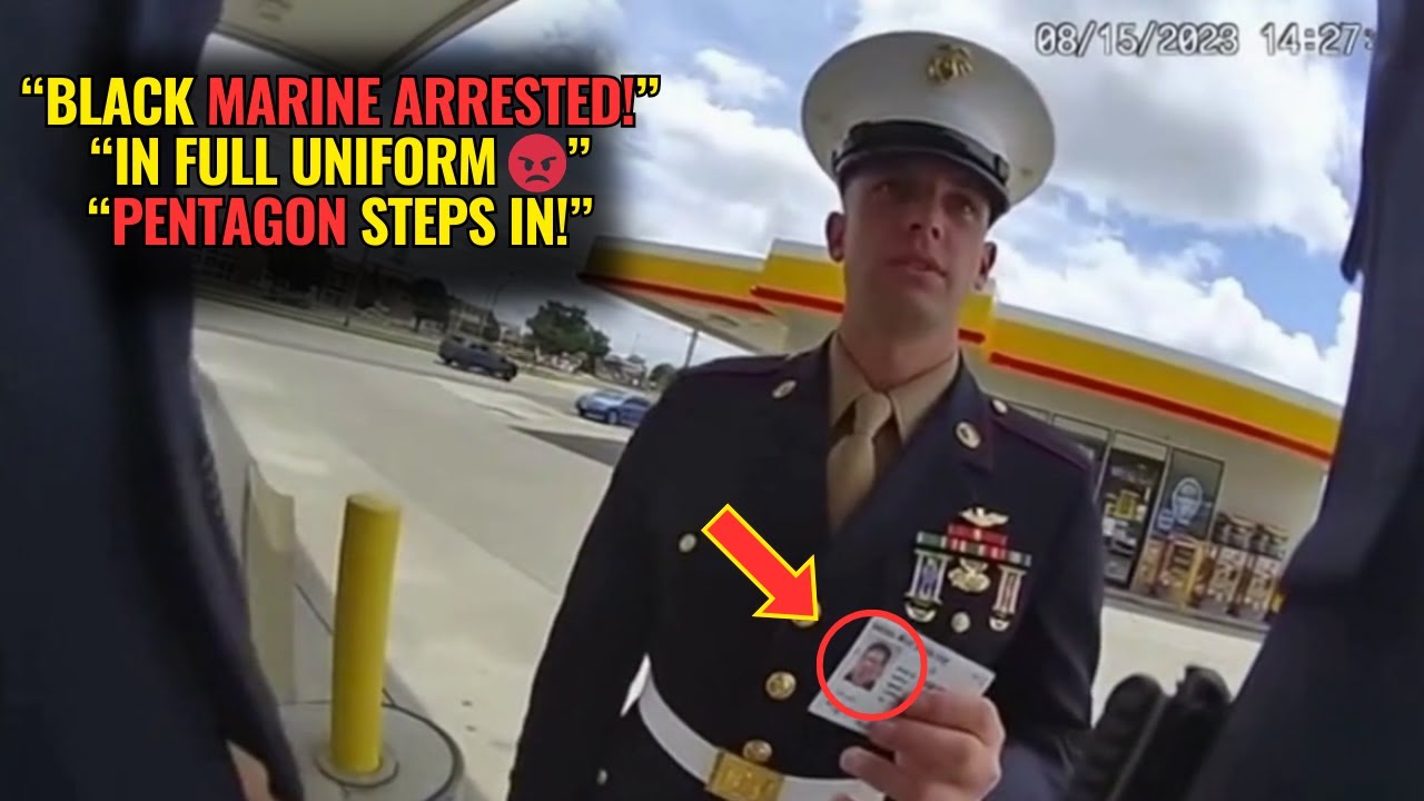 Officer Arrests Black Marine in Uniform at Gas Station — Pentagon Steps In, Life Sentence Looms
