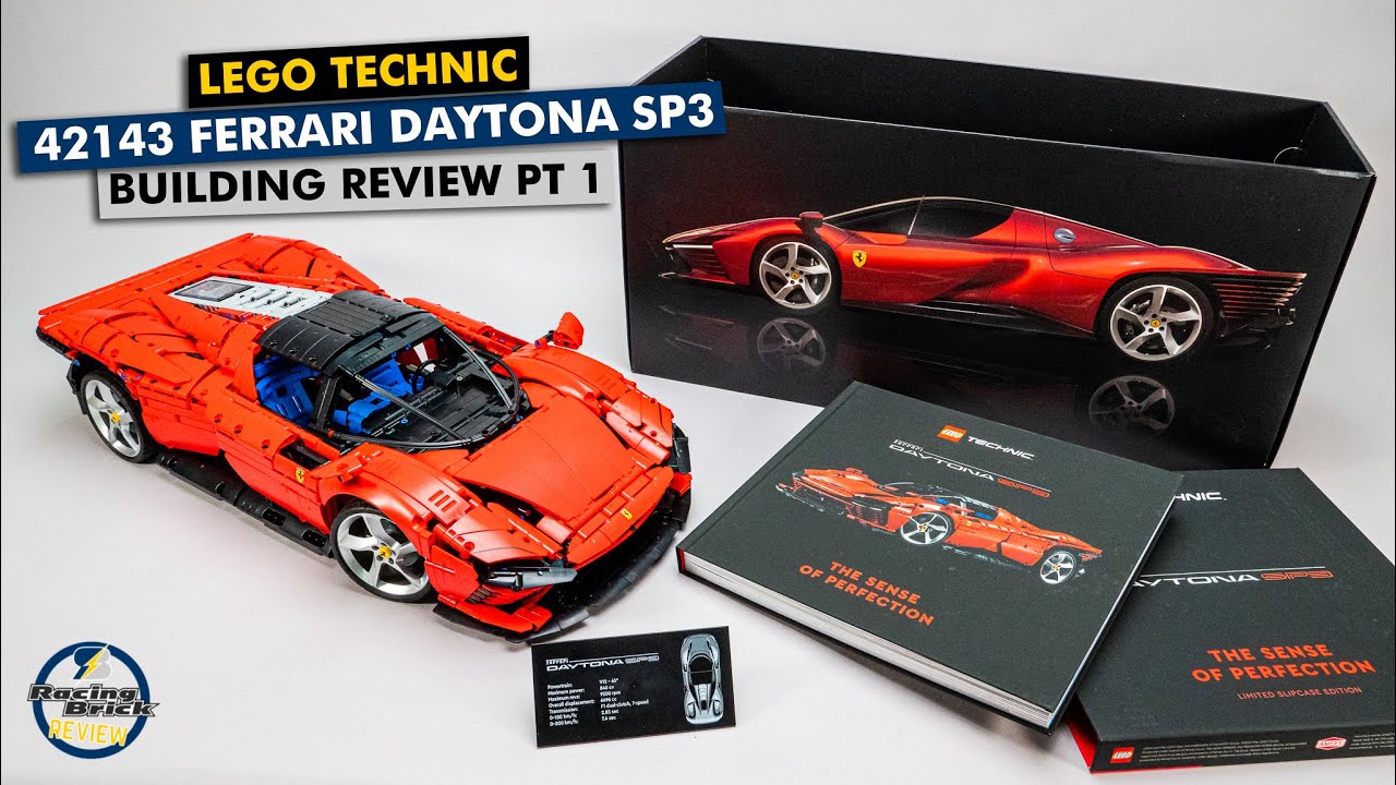 Выглядит потрясающе, но внутри... LEGO Technic 42143 Ferrari Daytona SP3 подробный обзор сборки, ...
