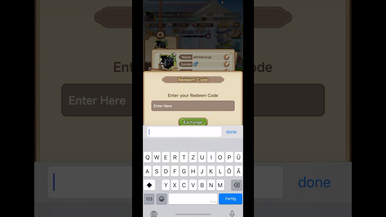 New Redeem Code in Legend of Mushroom
