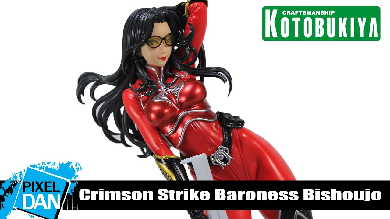 GI Joe Bishoujo Crimson Strike Baroness | Kotobukiya 1/7 Scale Statue Review
