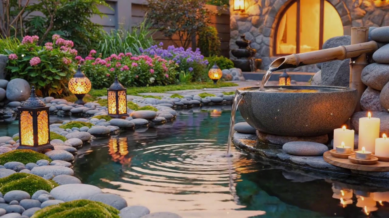 Peaceful Piano and Water Sounds 🌿 Calm the Mind, Ease Anxiety, Feel Better