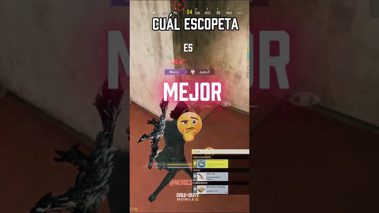 Cu&aacute;l es tu escopeta favorita en CoDM?