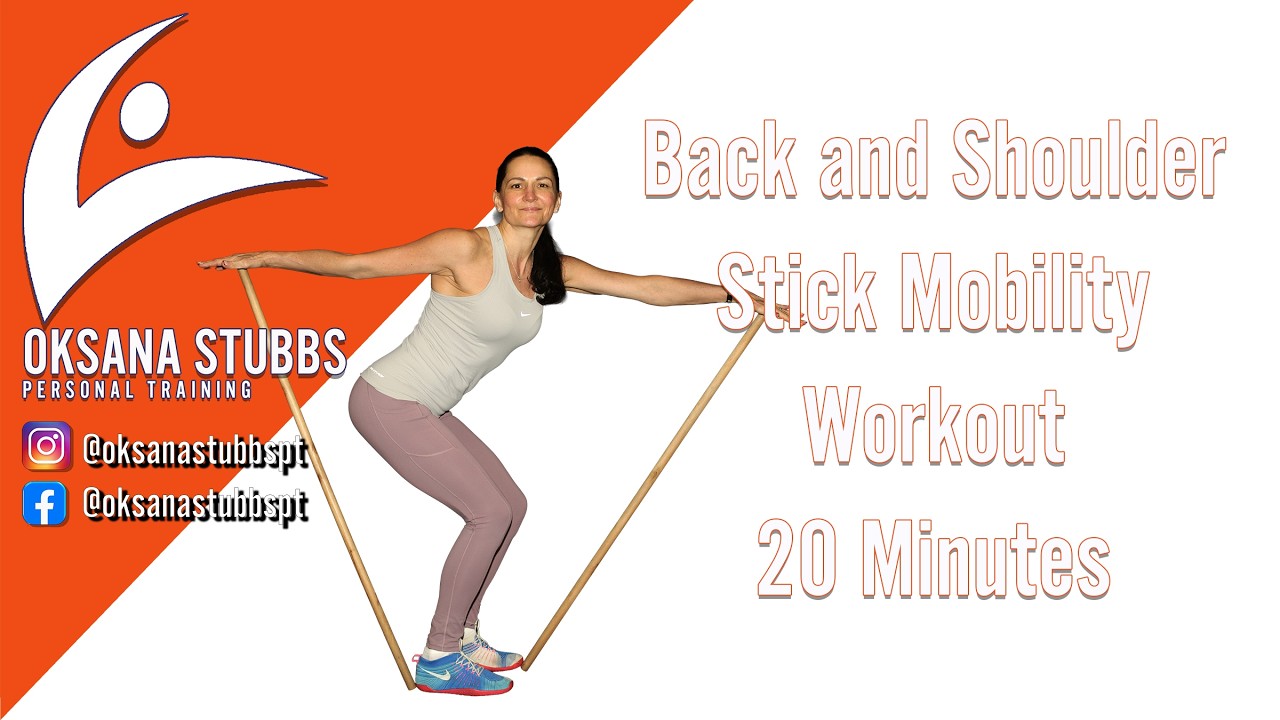 Back and Shoulder Stick Mobility Workout | 20 Minutes