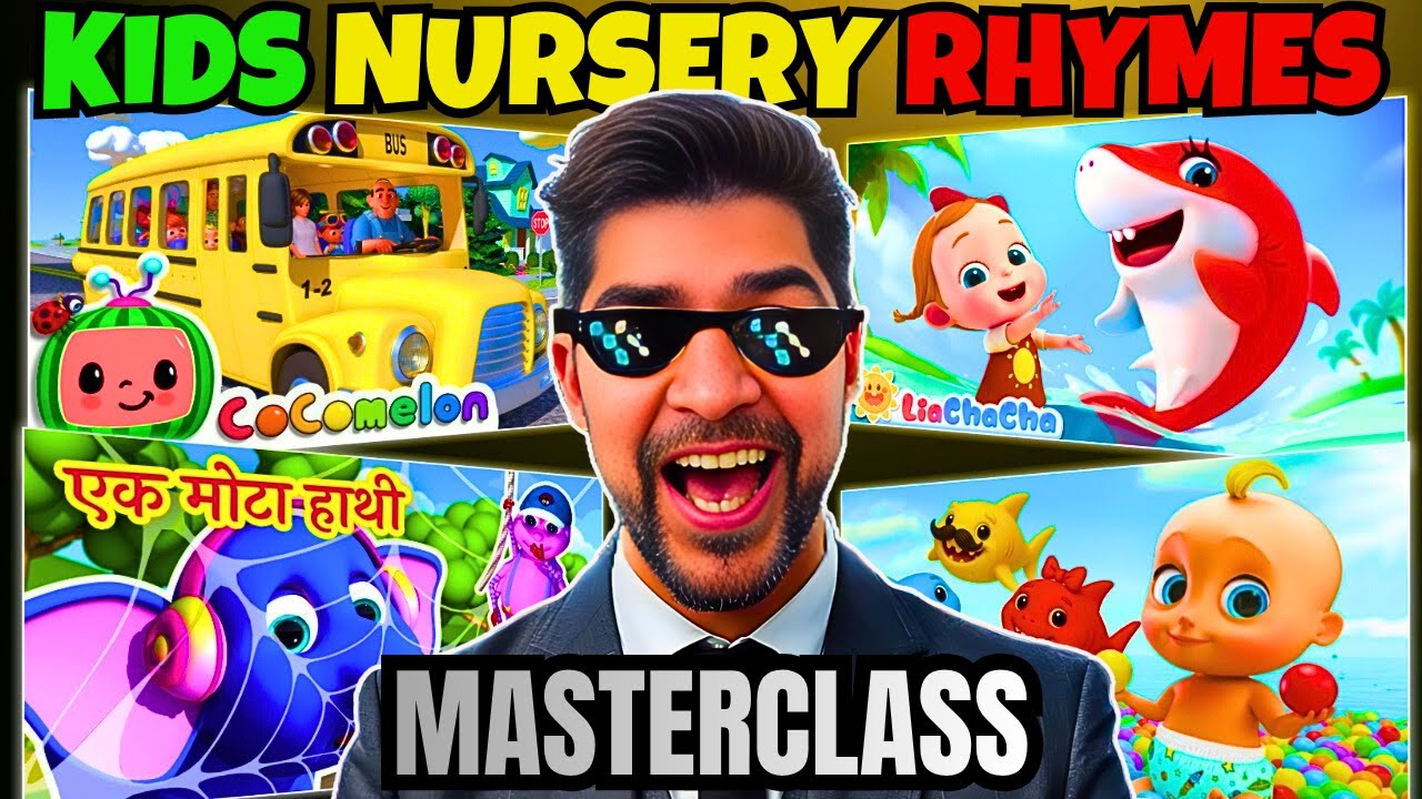 How i create kids nursery rhymes for my kids channel | nursery rhymes tutorial