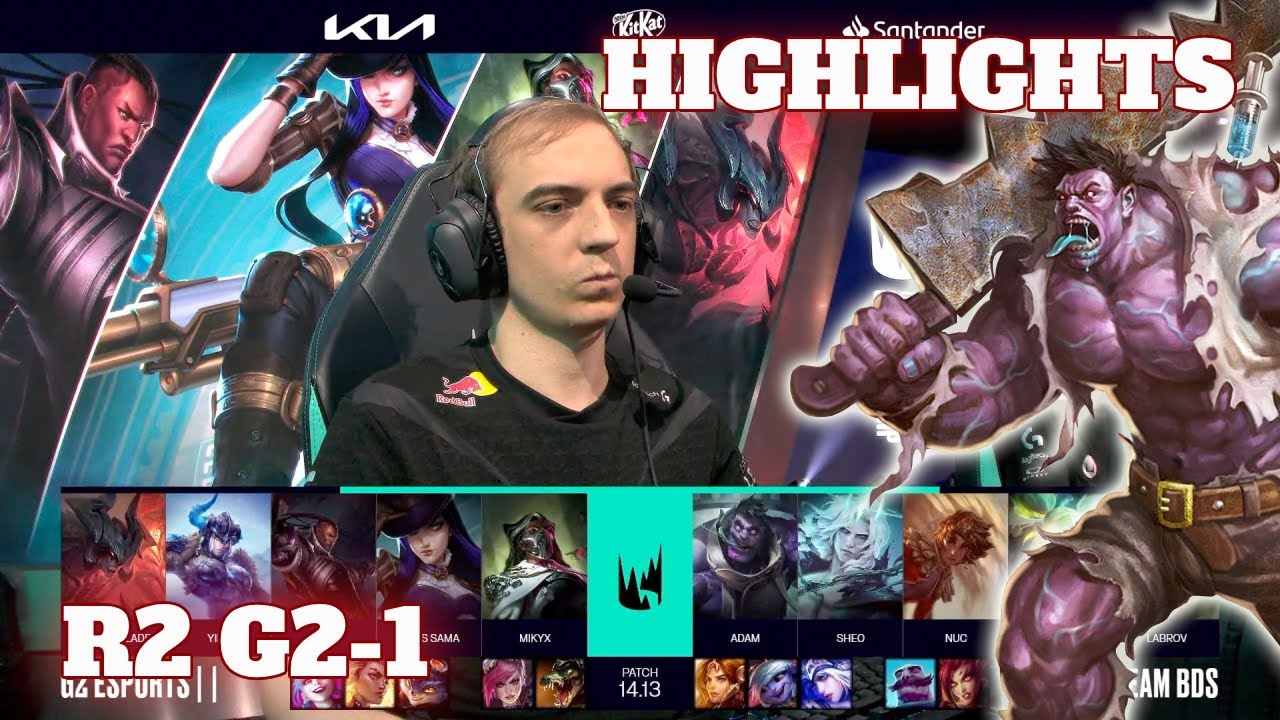 G2 vs BDS - Game 1 Highlights | Round 2 LEC Summer 2024 Playoffs | G2 Esports vs Team BDS G1