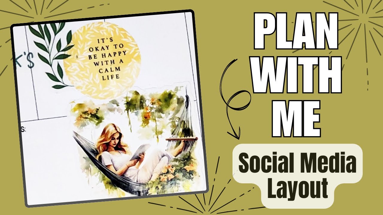 Plan With Me - Color Story Florals - Happy Planner