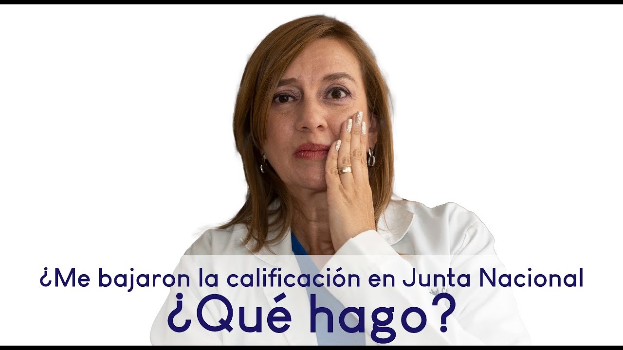 Me bajaron la calificación en Junta Nacional ¿Qué hago?