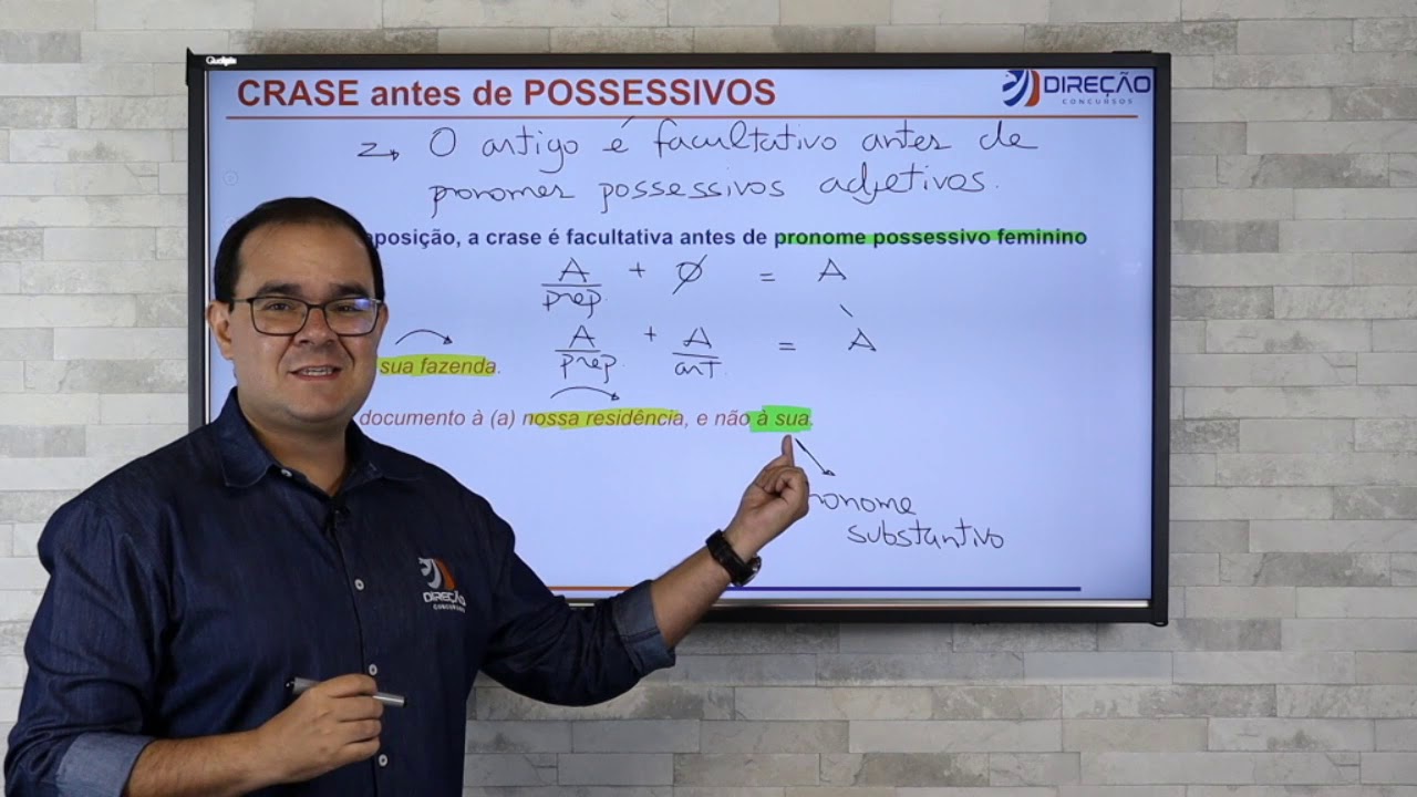 Dica #44 - Crase antes de POSSESSIVOS