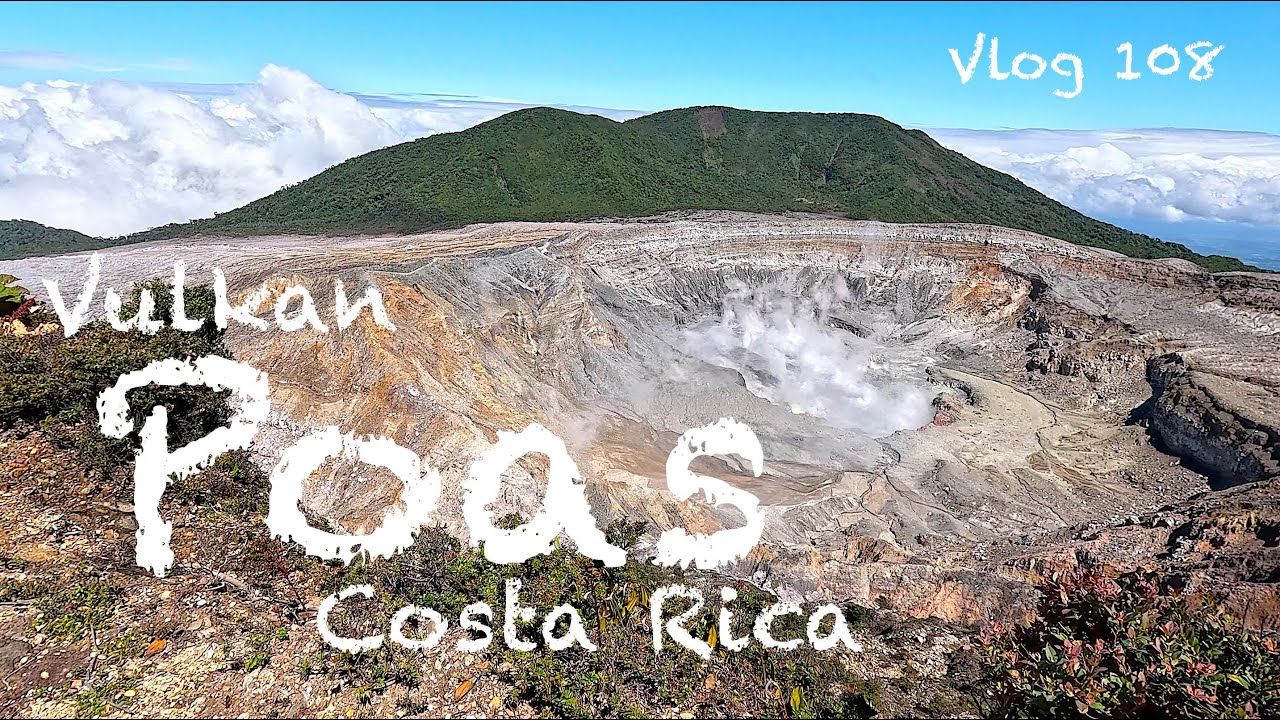 Costa Ricas Wasserfälle, heiße Quellen und der Vulkan Poas - Vlog 108