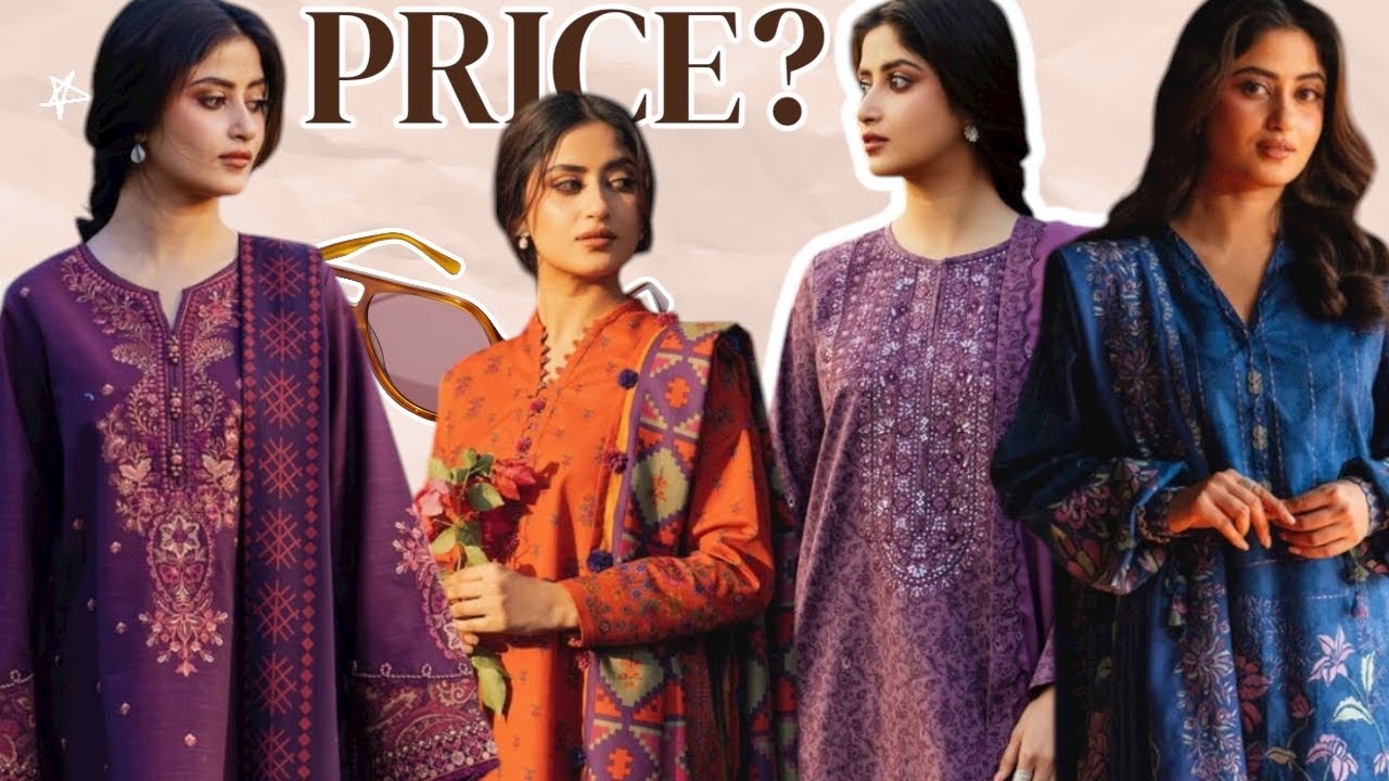 Sapphire Unstitched Winter Collection Sajal Aly Prices Pakistani Designer Dress Prices