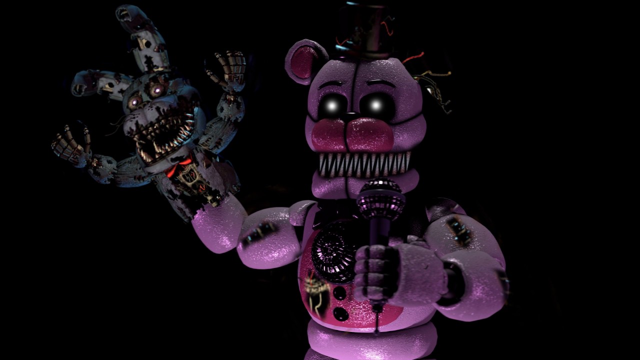FNAF All nightmare animatronics sing-Monster