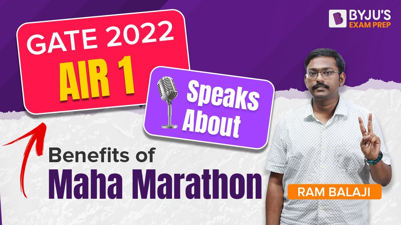 GATE 2022 ECE AIR 1 | Speaks About Benefits of Maha Marathon 🔥| BYJU'S GATE