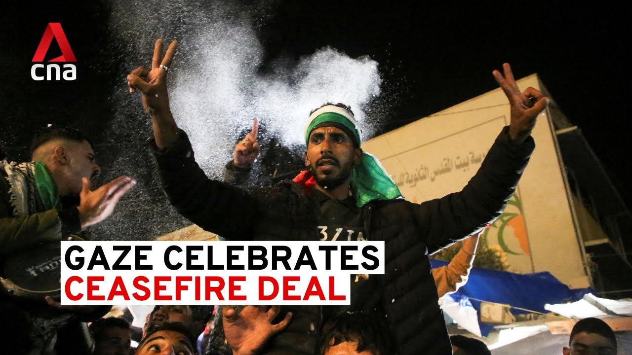 Gaza celebrates ceasefire deal