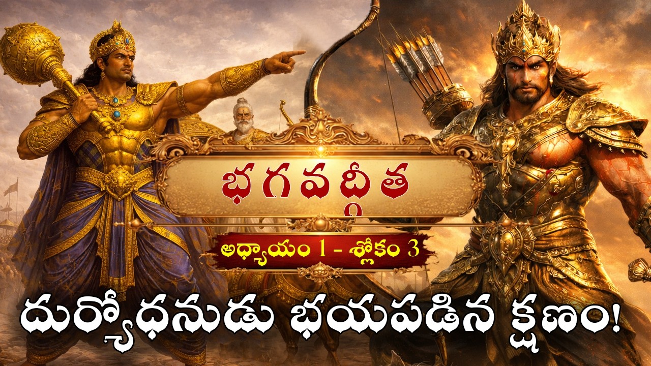 భగవద్గీత – అధ్యాయం 1 | శ్లోకం 3 | తెలుగు భావార్థం