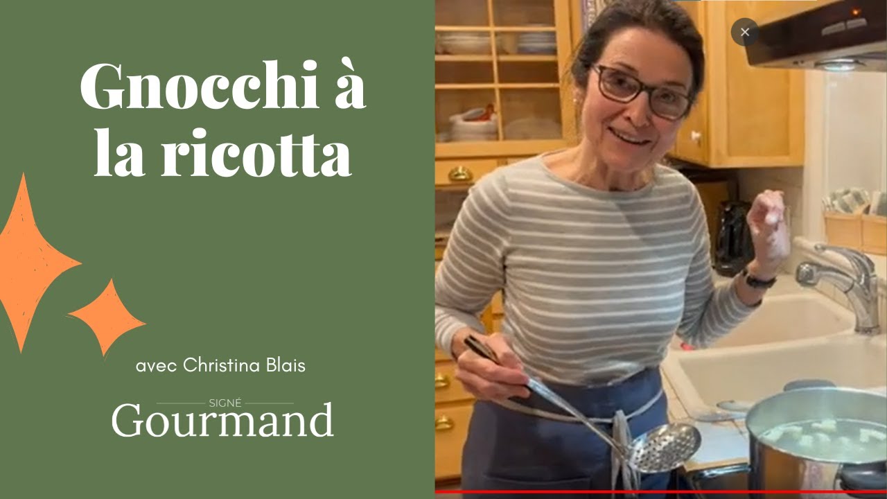 RECETTE DE GNOCCHI À LA RICOTTA