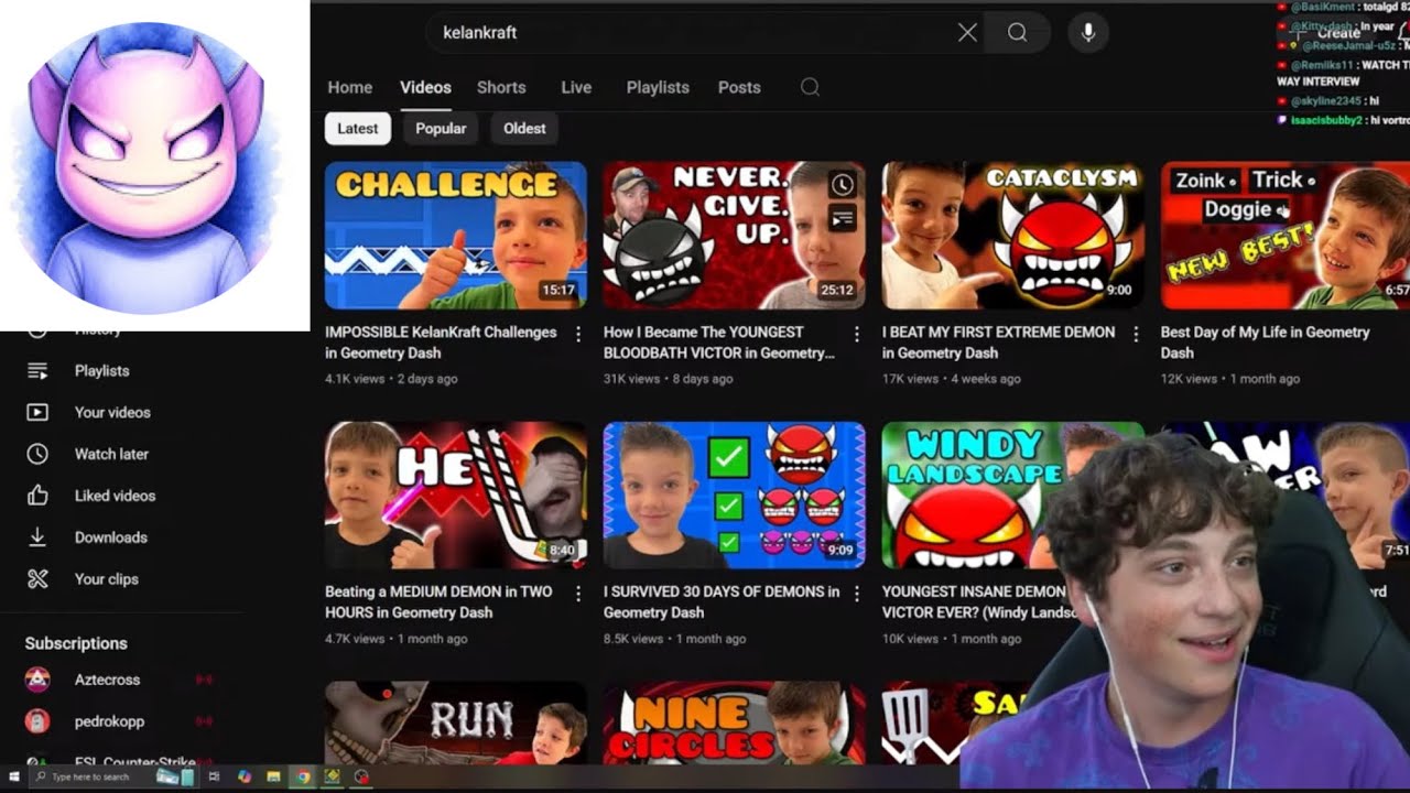 Vortrox SUBSCRIBES & COMPLIMENTS KelanKraft on his Live Stream!!