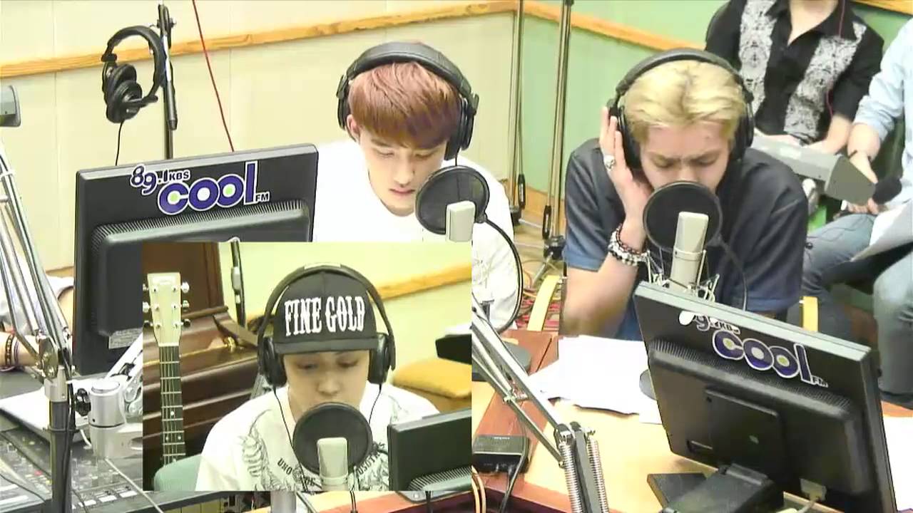 EXO 찬열,디오,크리스 - 죽일 놈 (Guilty) (Dynamic Duo 곡) @130813 슈퍼주니어의키스더라디오