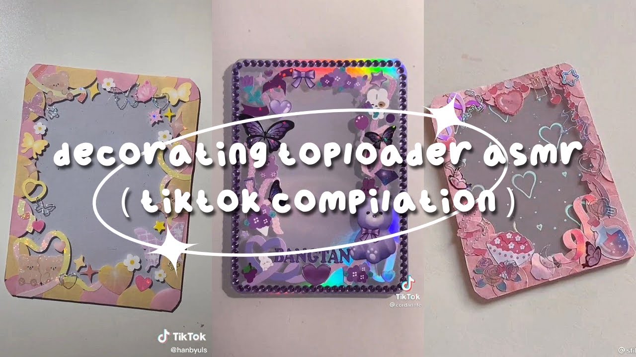 🌸 decorating toploader asmr (tiktok compilation) #1