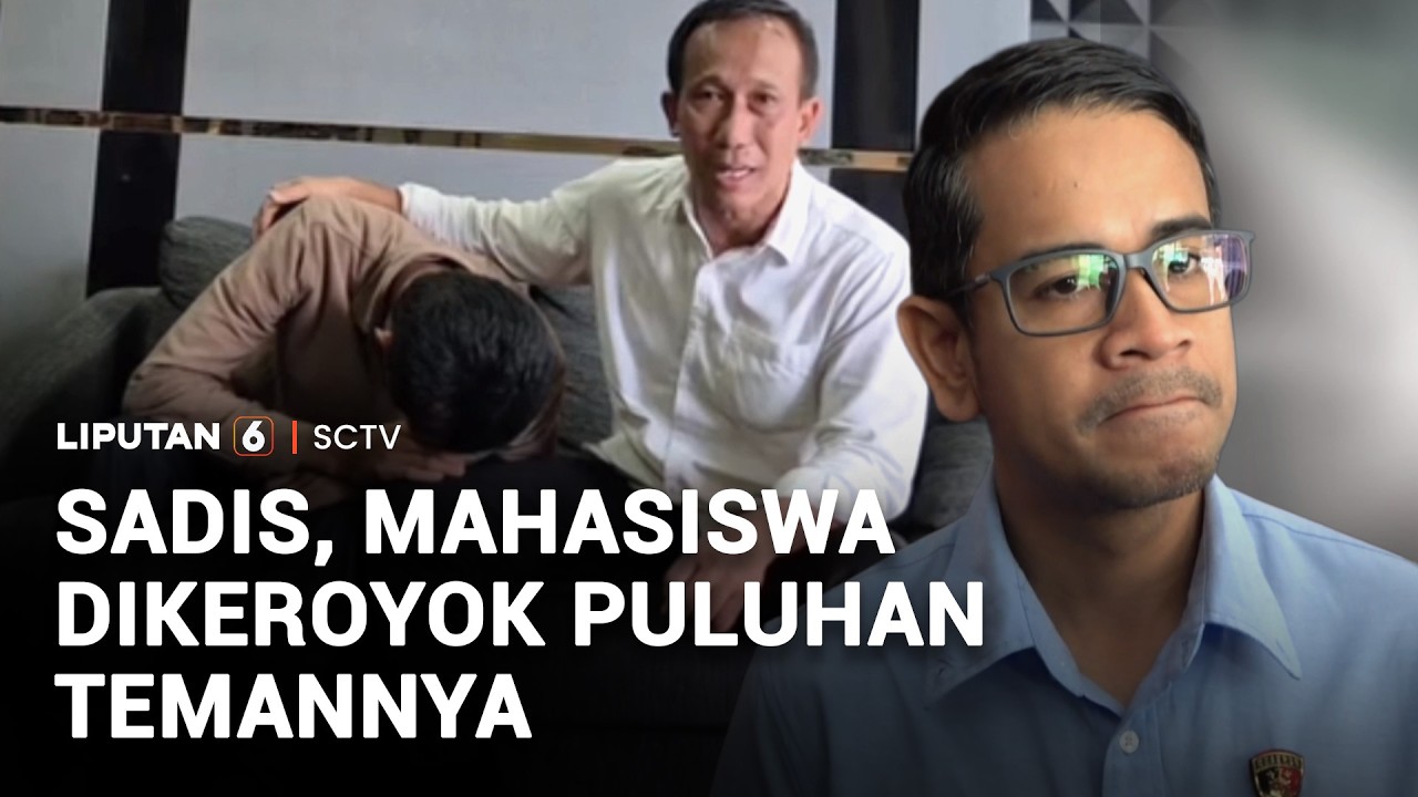 Sadis, Mahasiswa Dikeroyok Puluhan Temannya | Liputan 6