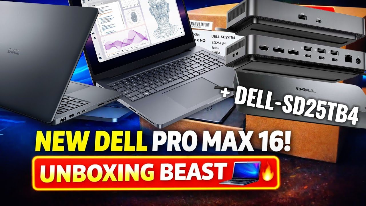 👉 I Unboxed Dell’s NEW Pro Max 16 & This Surprise Accessory! 🔥 Worth It? #DellProMax16 #SD25TB4