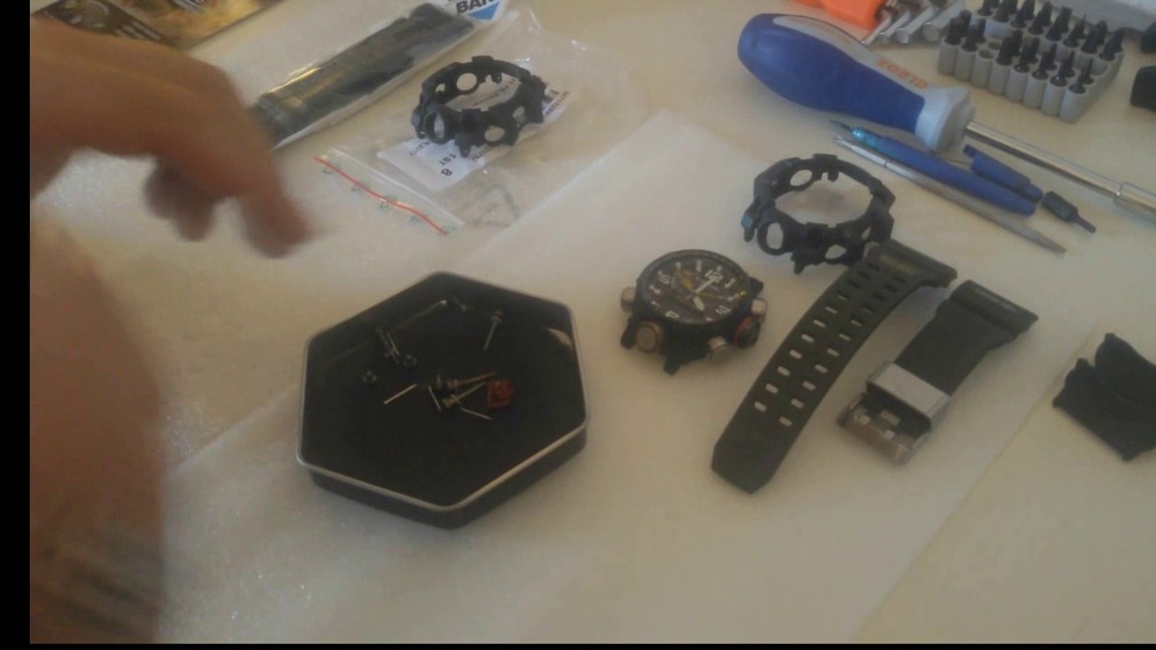 G-SHOCK GWG-1000 MUDMASTER BAND/BEZEL TUTORIAL ITA OROSHOCK